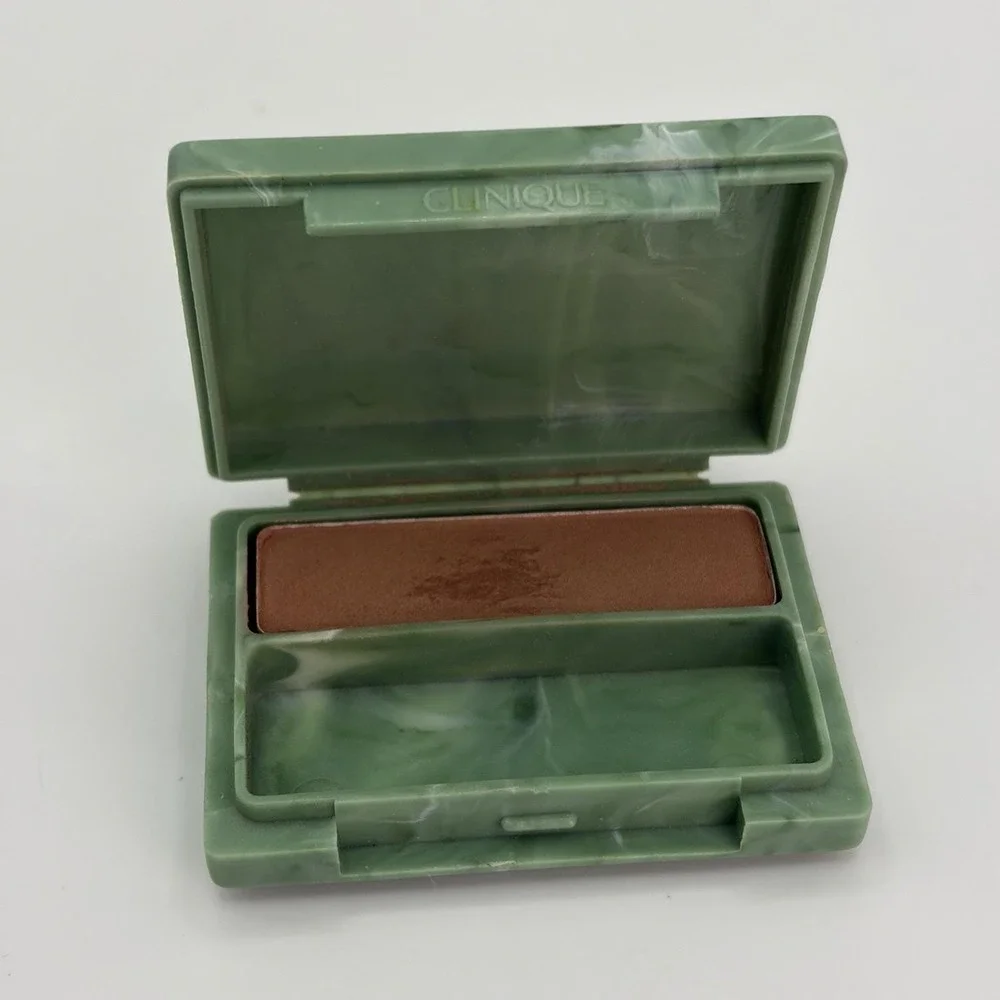 Clinique Vintage Sheer Powder Blusher 15 Wild Rose Travel Size Green